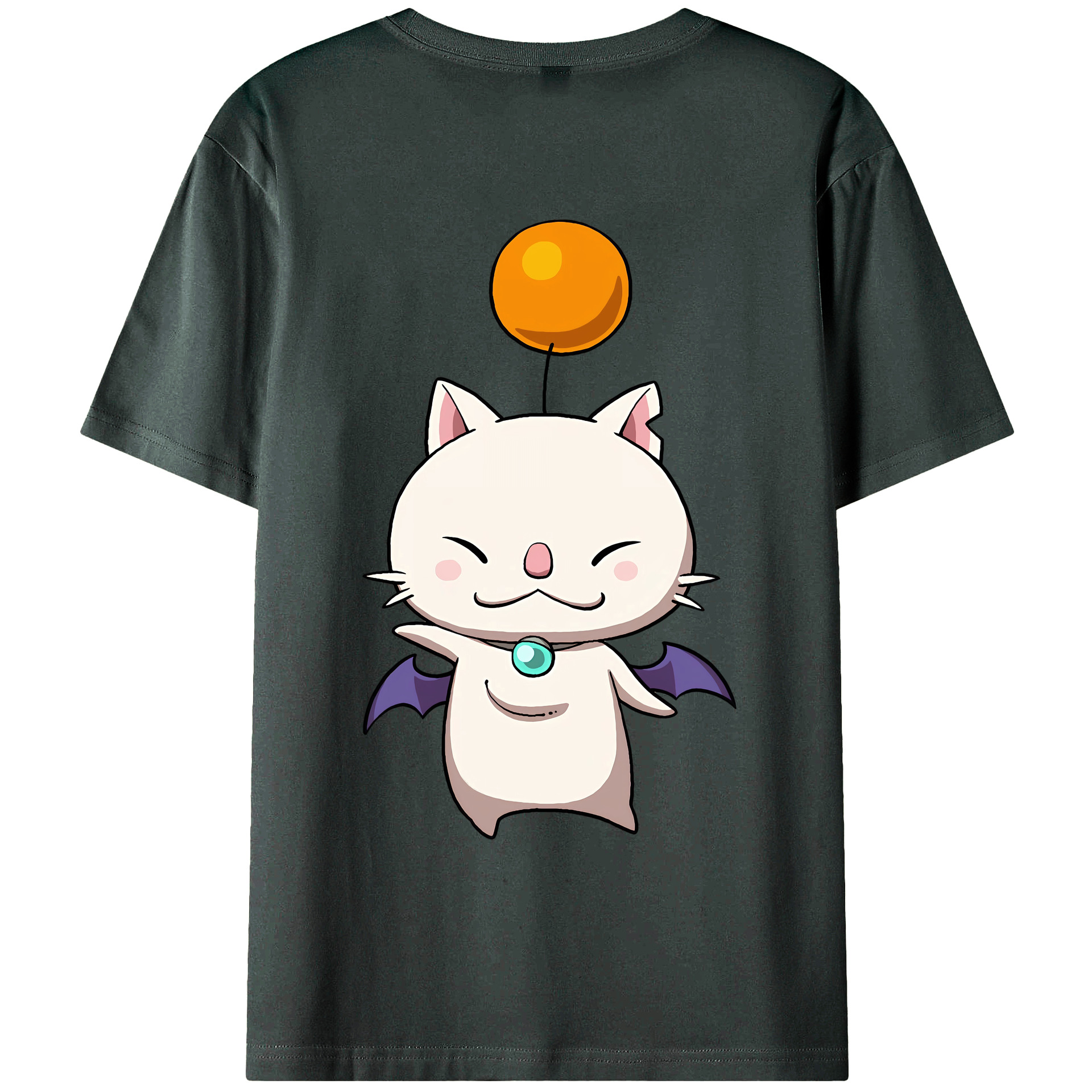 （画像用） 妖怪ウォッチ Yo-kai Watch 綿100％ メンズ半袖Tシャツ（バックプリント） 通気性